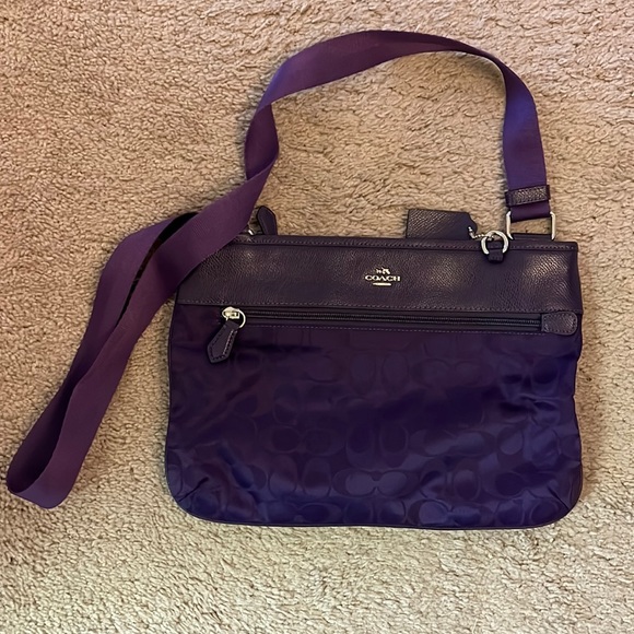 Coach Handbags - Coach Purple Crossbody Bag
